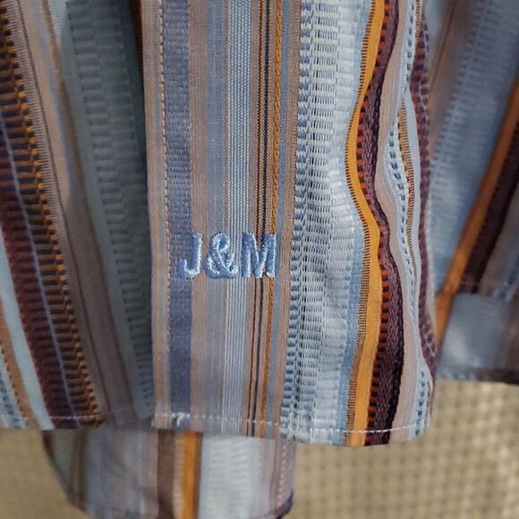 Johnston and Murphy Tailored fit 100% cotton button up shirt - Picture 4 of 7